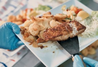 Fried pike perch, © MYFISH-ostsee, © Sebastian Dorbrietz/ WFG Vorpommern