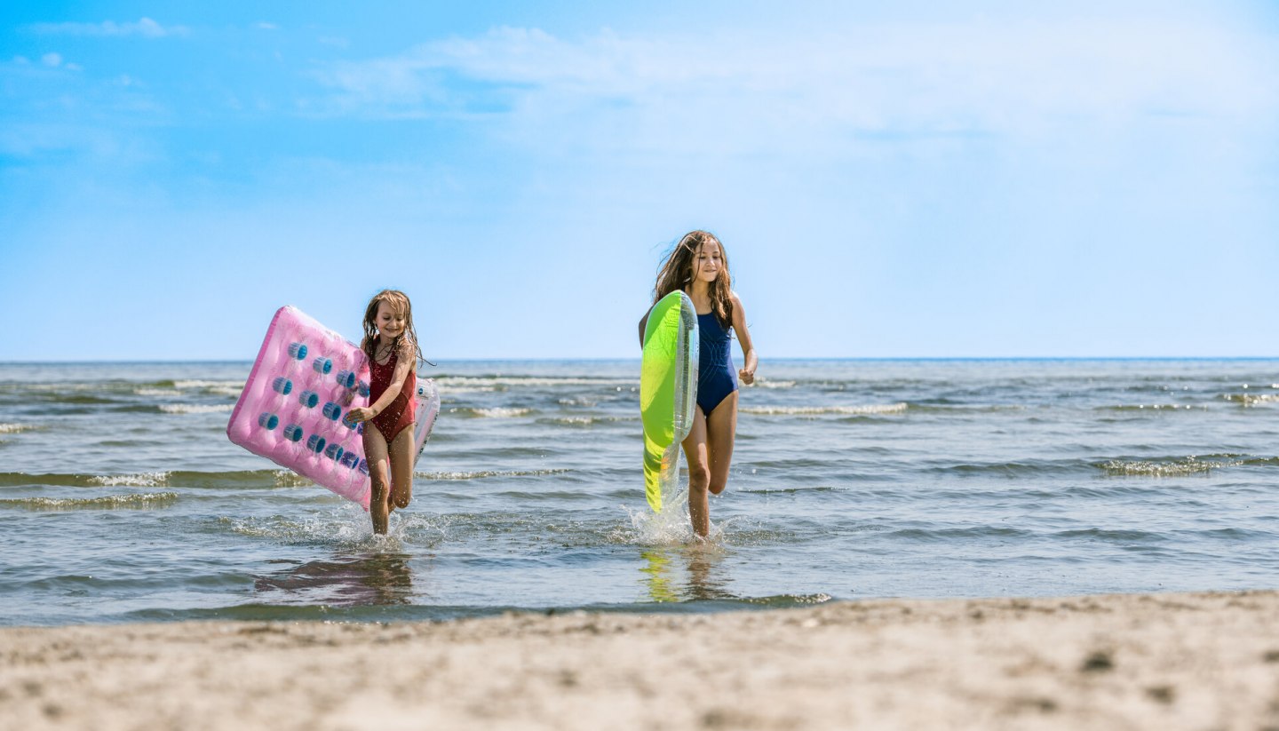 Family vacation on the island of Usedom. The beaches here are the shallow and fine sand. Ideal for little mermaids., © TMV/Tiemann