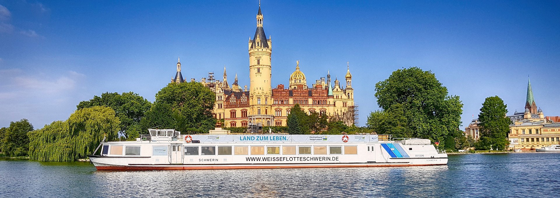 White Fleet - Schwerin, © Weisse Flotte Schwerin