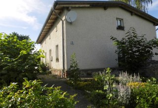 Entrance to the vacation apartment Gutshof Lebehn, © Claudia Flemming