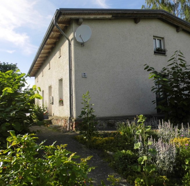 Entrance to the vacation apartment Gutshof Lebehn, © Claudia Flemming