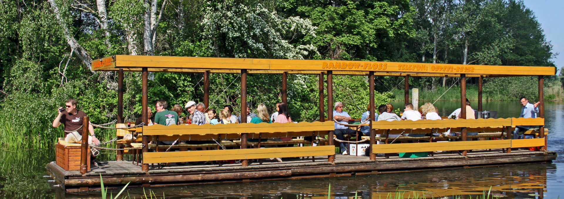 Raft trip on the Randow, © Herr Fründt