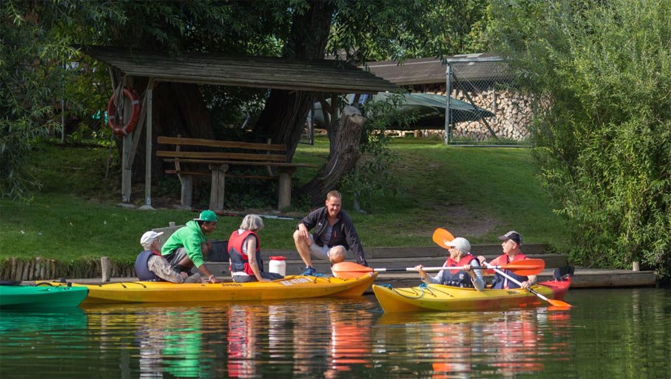 Start of the Eldetour from the canoe rental, very suitable for beginners., © Monty Erselius