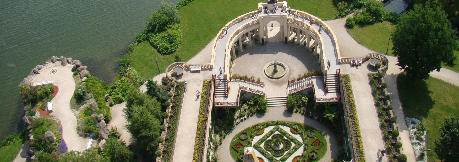 The orangery of Schwerin Castle from above, © Tourismusverband Mecklenburg-Schwerin