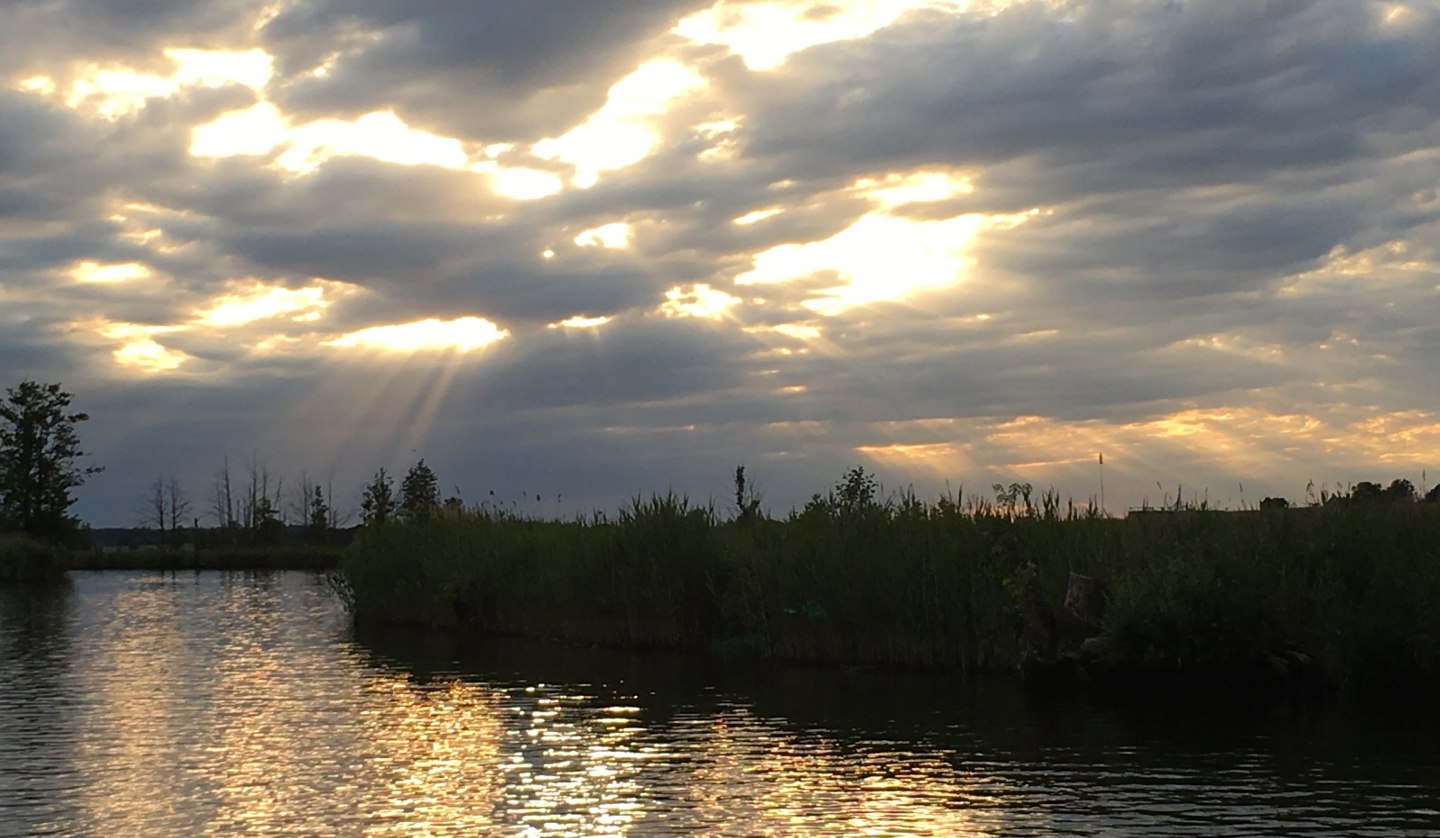 Evening mood on the Peene, © Mecklenburgische Seenplatte