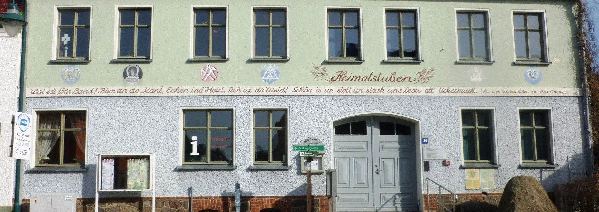 Main entrance to the museum of local history, © Tourismusverein Fürstenwerder