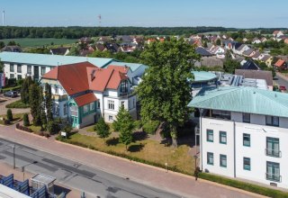 Aerial view of the Recknitz Valley Hotel Marlow, © Recknitztal-Hotel Marlow