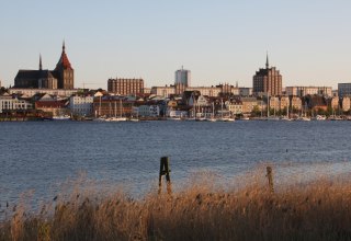 The Rostock city port and the view from over the Warnow River, © TZRW/J. Zittlau