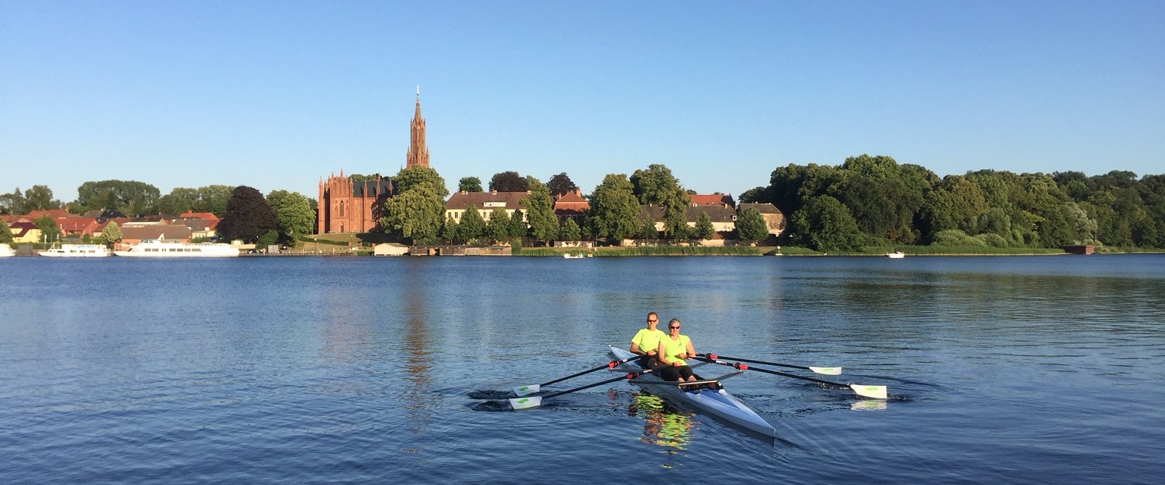 On the way to Malchow Monastery, © Ruderschule Seenplatte GbR