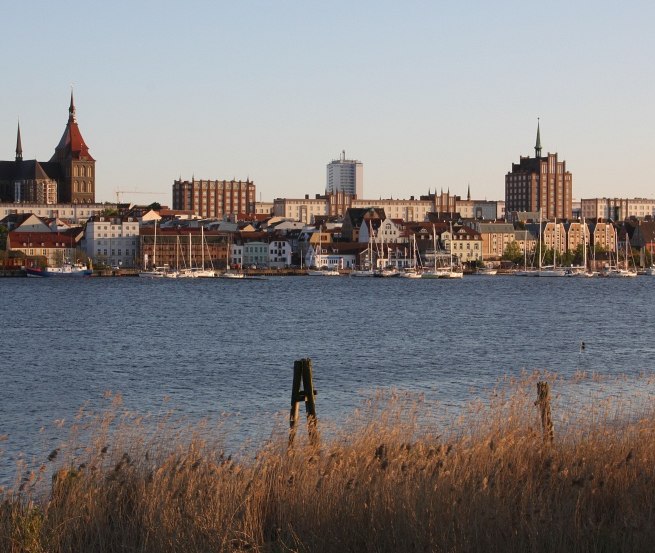 The Rostock city port and the view from over the Warnow River, © TZRW/J. Zittlau