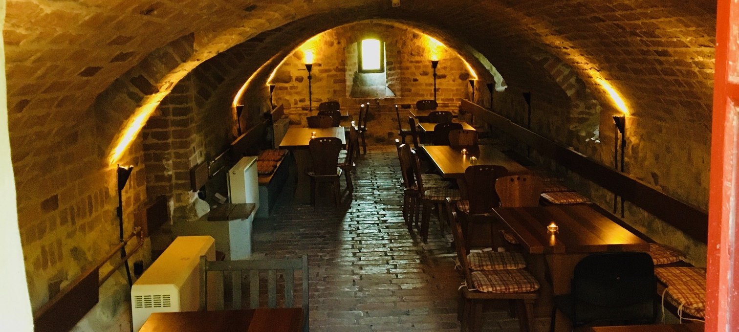 Vaulted cellar of the moated castle Liepen, © Wasserburg Liepen