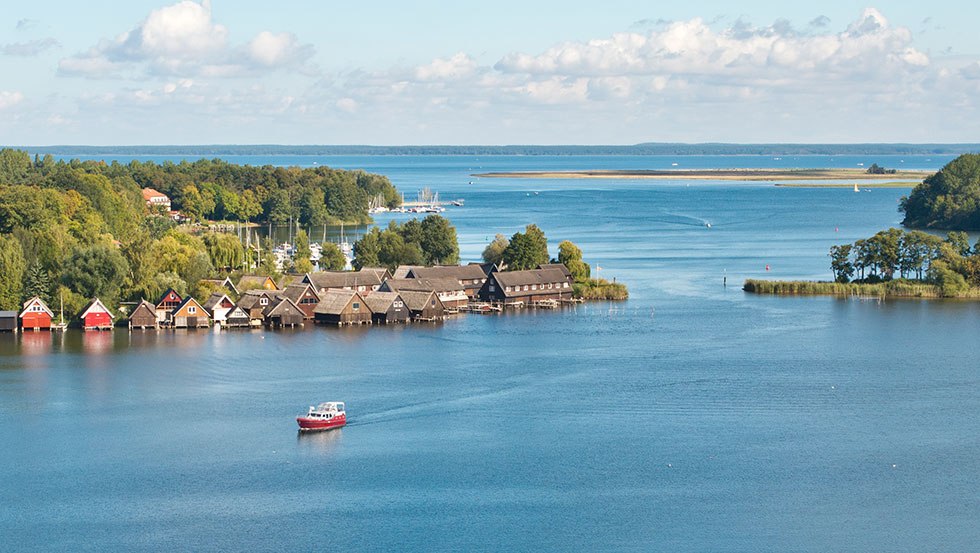 View of the Müritz from the church tower in Röbel/Müritz, © Christin Drühl