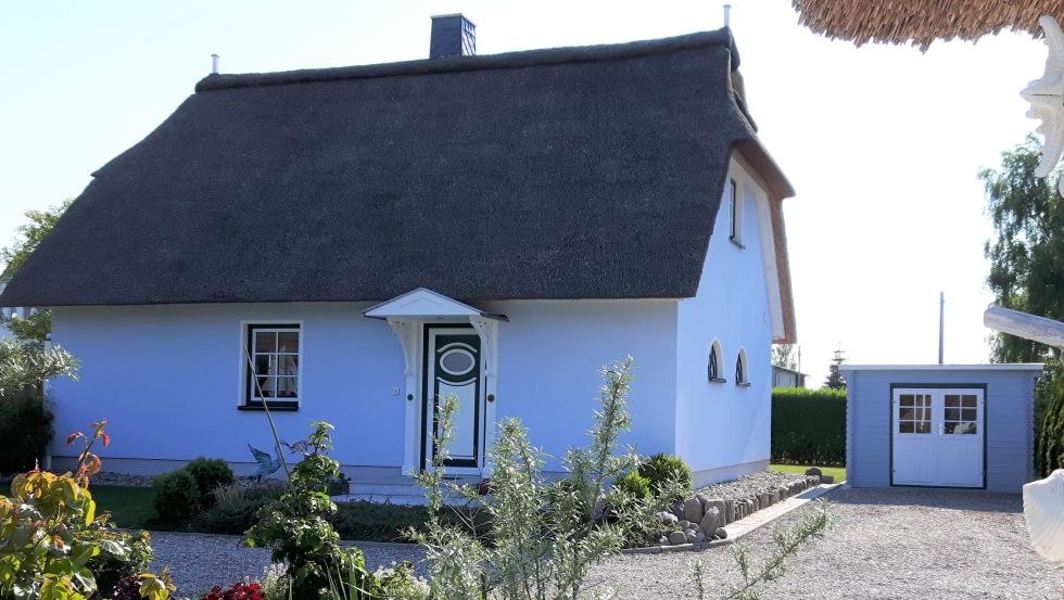 Exterior view vacation home tern, © Ferienhäuser Salzhaff-Romantik