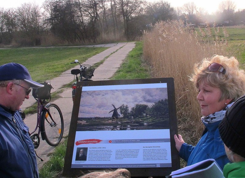 Cycle tour along the Ahrenshoop art trail, © Kurverwaltung Ahrenshoop · Foto Jil Abfalter