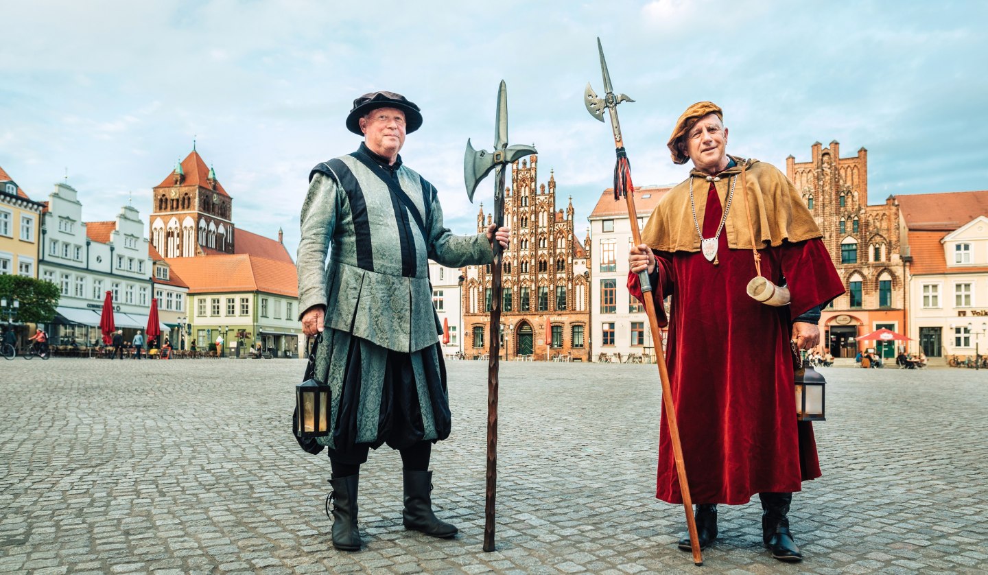 Night watchman tour in Greifswald, © Wally Pruß