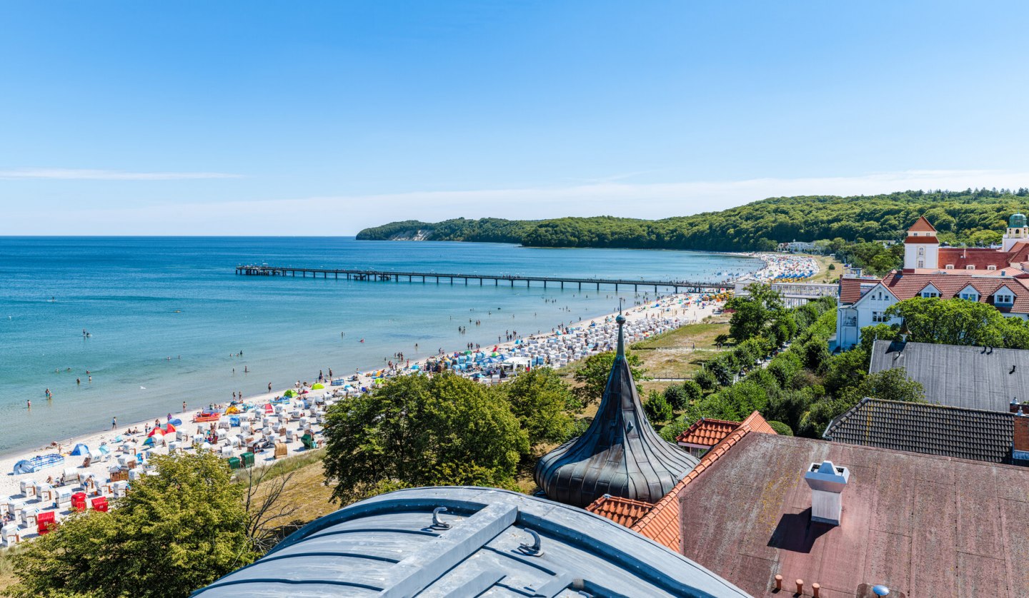 View of the pier in the seaside resort Binz, © TMV/Tiemann