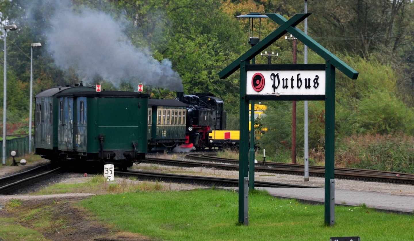 Rasender Roland at the station in Putbus on Rügen, © Tourismuszentrale Rügen