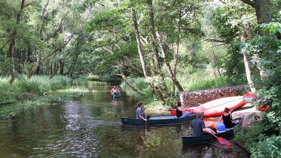 Canoe Camp Hennig - day trip on the Warnow river, © Touristinformation Sternberg