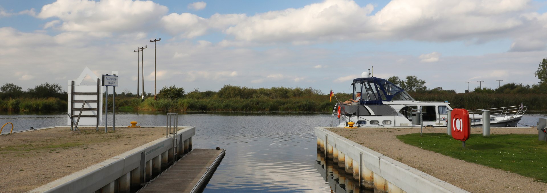 Anklam waterway rest area, © TMV/Gohlke