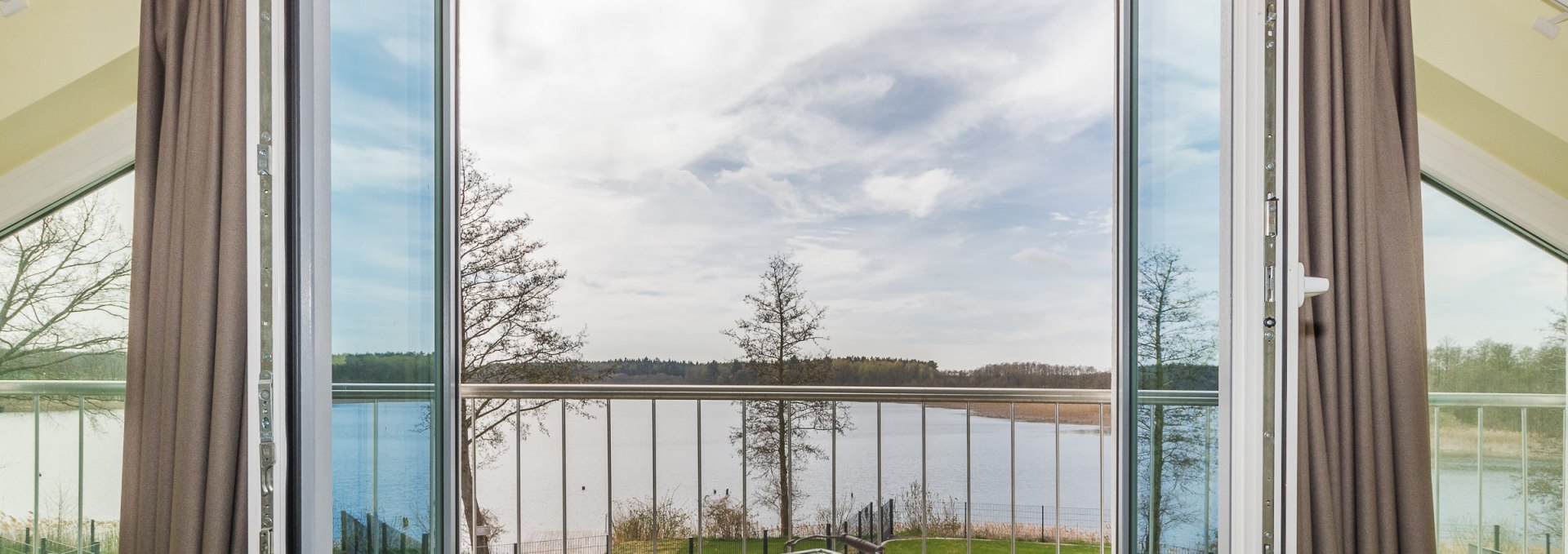 House Rohrdommel with view of the Altdorf lake, © Friederike Hegner