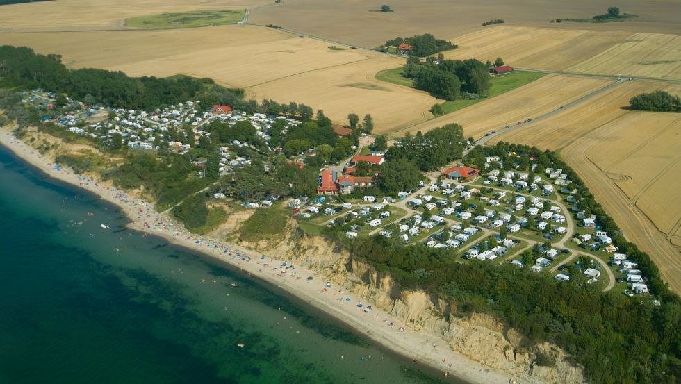 Aerial view of the Baltic Sea Camp Seeblick, © Ostseecamp Seeblick