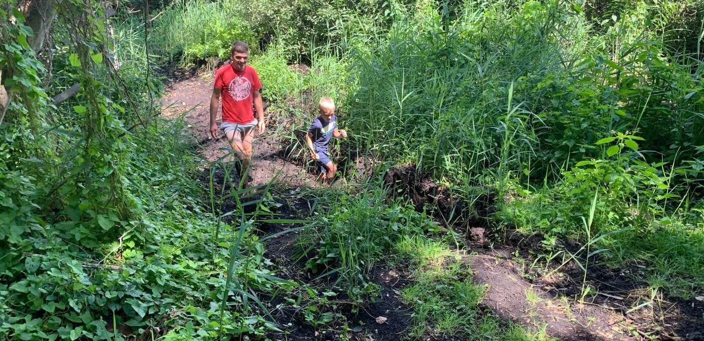 Family on the barefoot path in Plau am See, © Kletterpark Plau am See