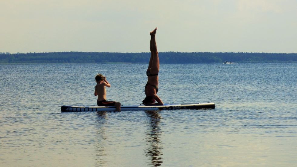 Finding the inner balance on the SUP, © Oceanblue Watersports