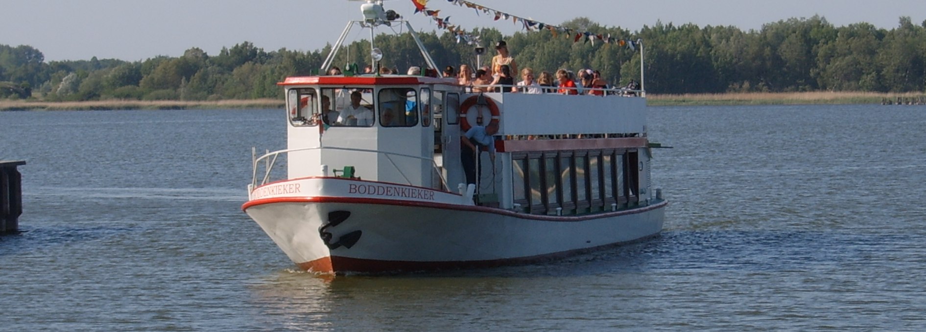 With the MS Boddenkieker from Ribnitz to Dierhagen and Wustrow, © Fahrgastbetrieb Kruse u. Voß