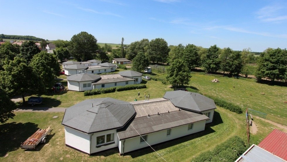 Part of the festival bungalows from above, © Ulis Kinderland e.V.