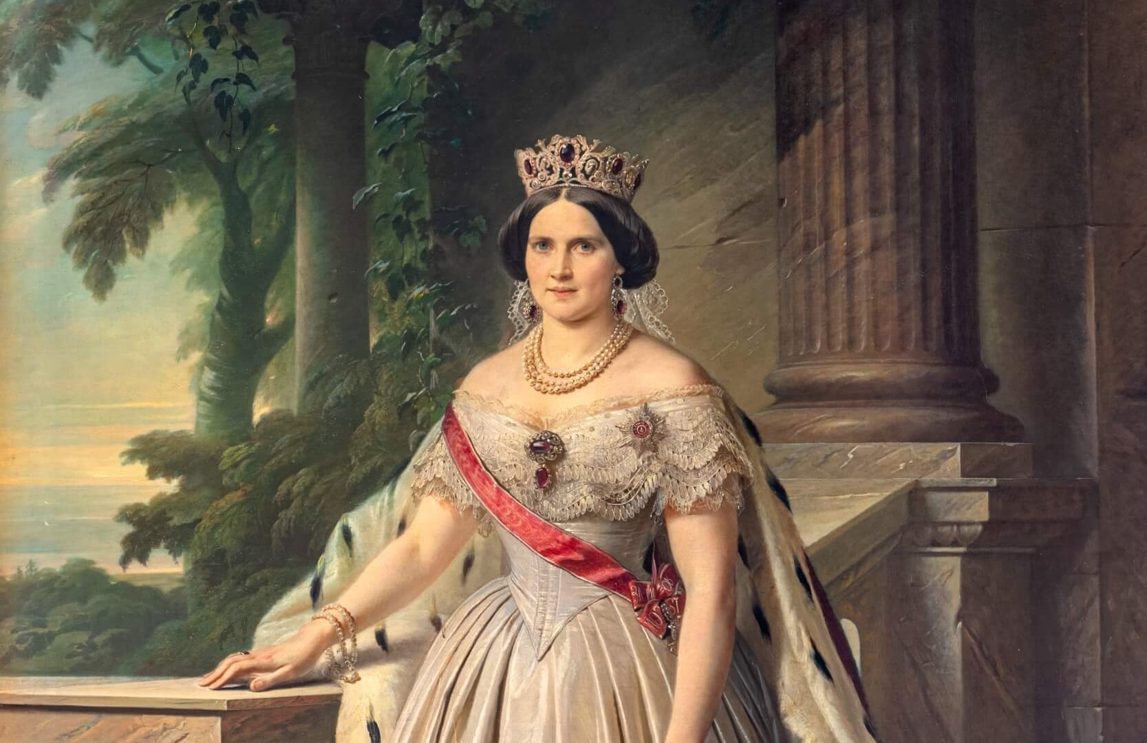 Grand Duchess Auguste was the first of three wives of Grand Duke Friedrich Franz II - she died young, © TMV/Tiemann