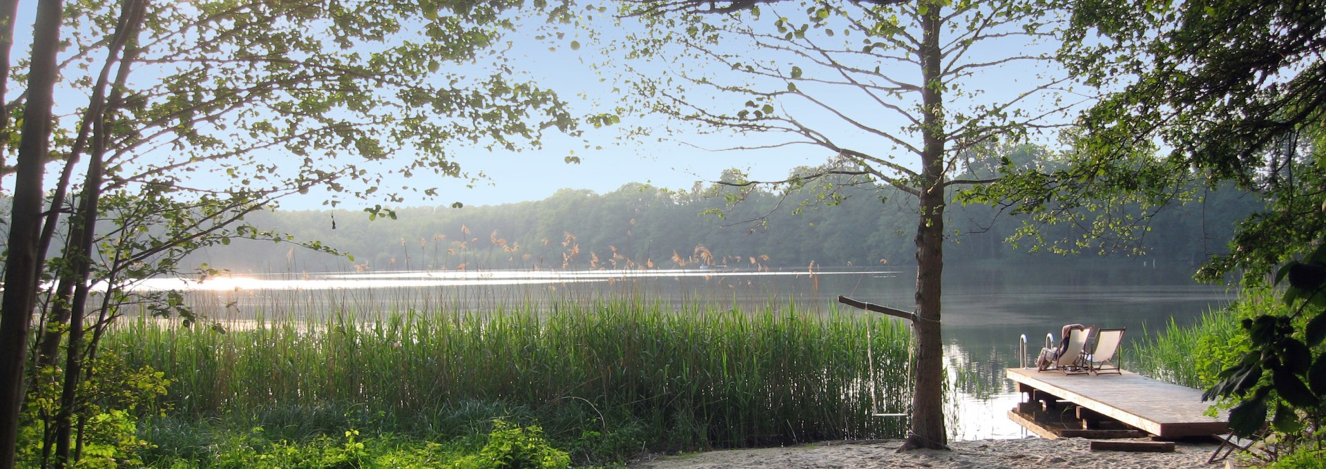 Private beach on Lake Fincken, © Nalbach Architekten