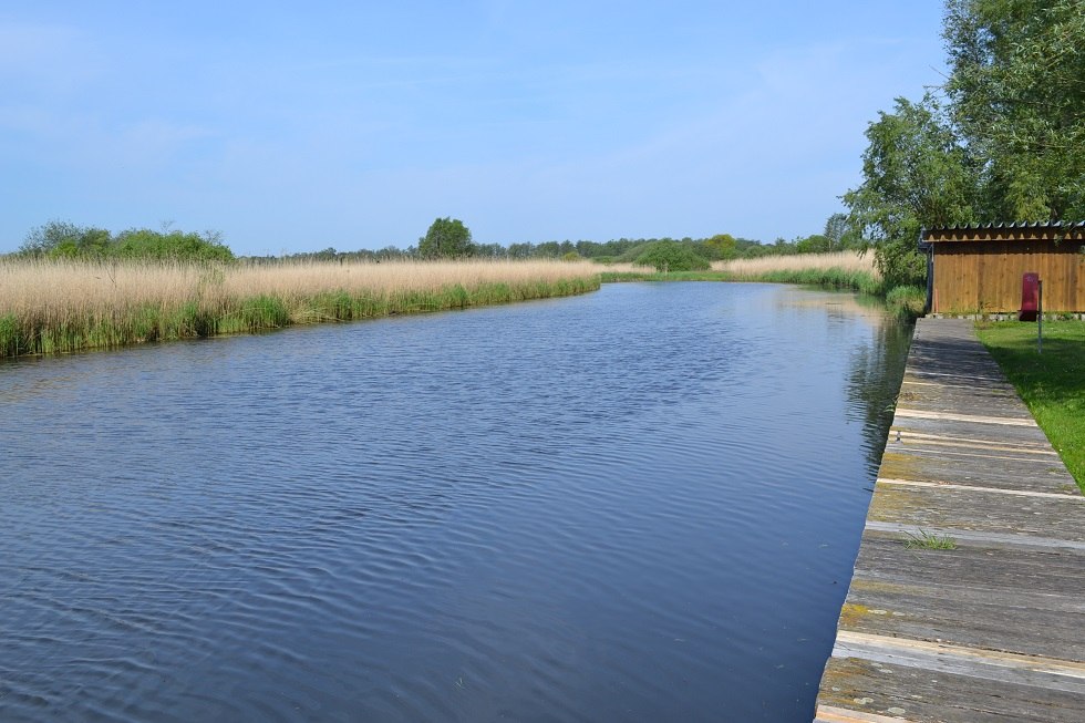 Boat jetty and boathouse of the anglers' association, © Lutz Werner