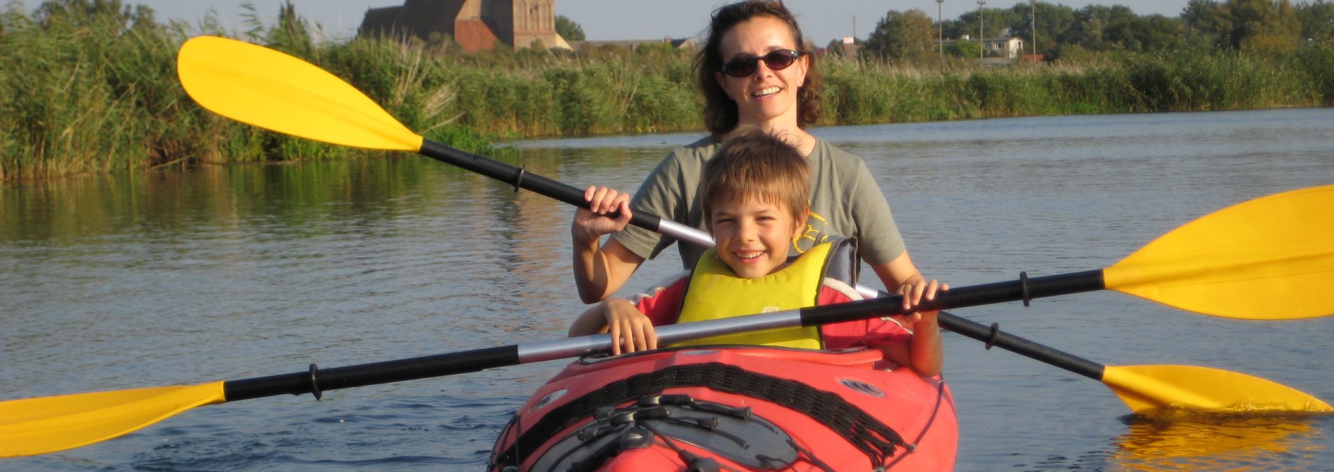 Paddling on the Peene is child's play, as there is hardly any current and no weirs or barrages., © Abenteuer Flusslandschaft