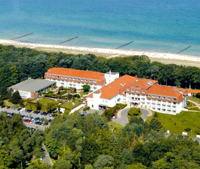 Aerial view of the hotel, © IFA Graal-Müritz Hotel, SPA & Tagungen