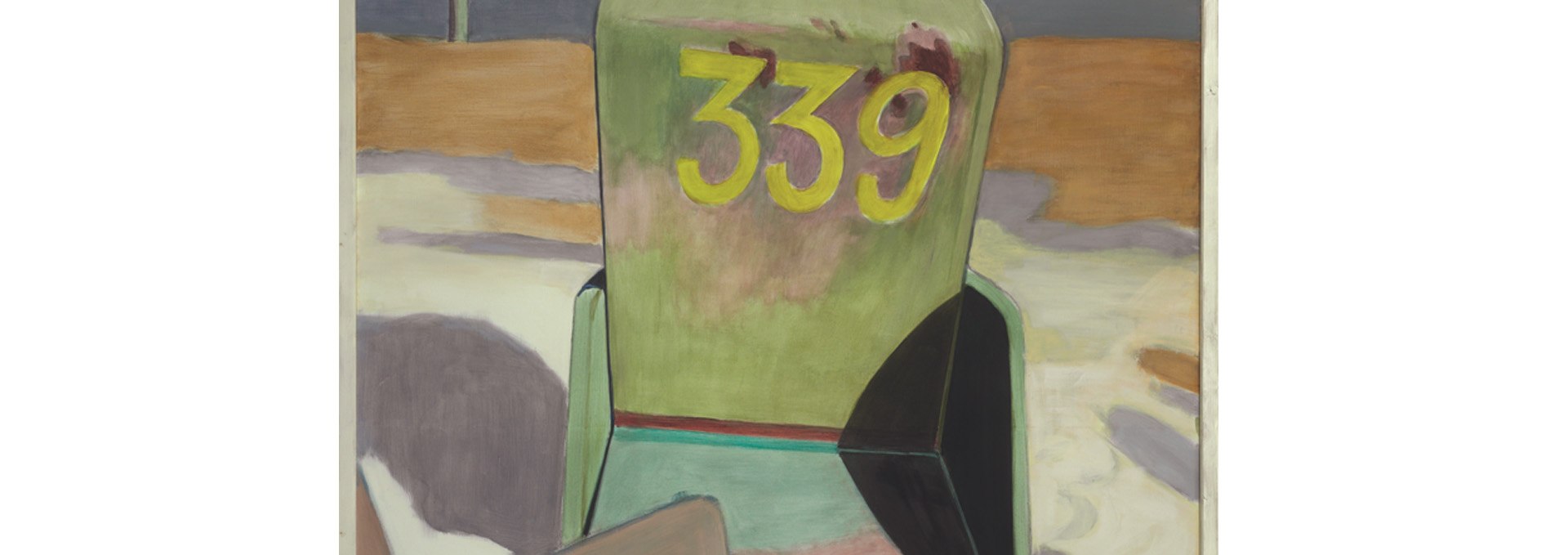 Egon Pukall, Beach chair 339, 1986, oil on canvas, © Egon Pukall