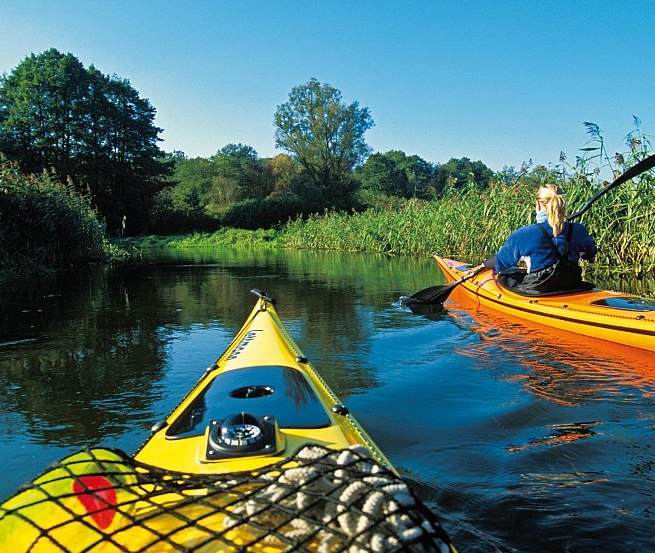 Paddling on the Warnow to the Baltic Sea, © TMV/outdoor-visions.com