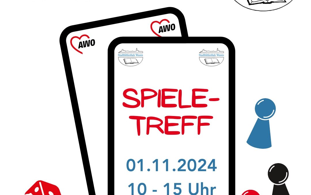 Poster of the 5th Spieletreff, © AWO Kreisverband Müritz e. V.