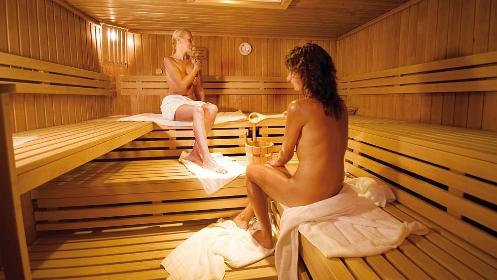 The sauna in the 300 sqm wellness facility, © Regenbogen AG