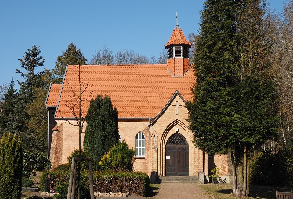 Church from the south side with entrance portal, © Frank Burger