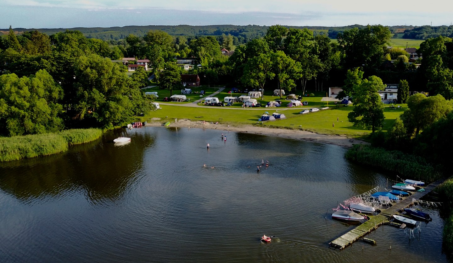 Aerial view of camping paradise Dahmen, © Uwe Brücks