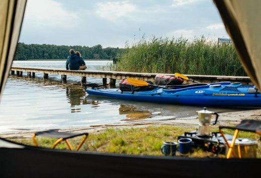 Traveling by canoe and camping on one of the water trail rest areas - a special nature experience, © TMV/Roth