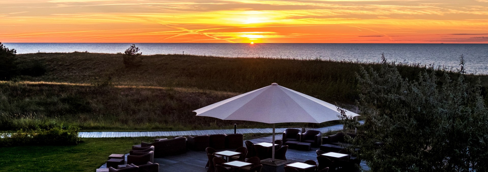 Evening twilight at Strandhotel Dünenmeer, © Strandhotel Dünenmeer