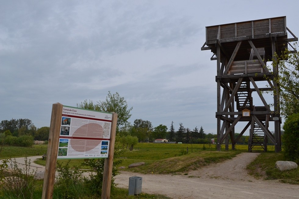 Information board about the region at the lookout tower, © Lutz Werner