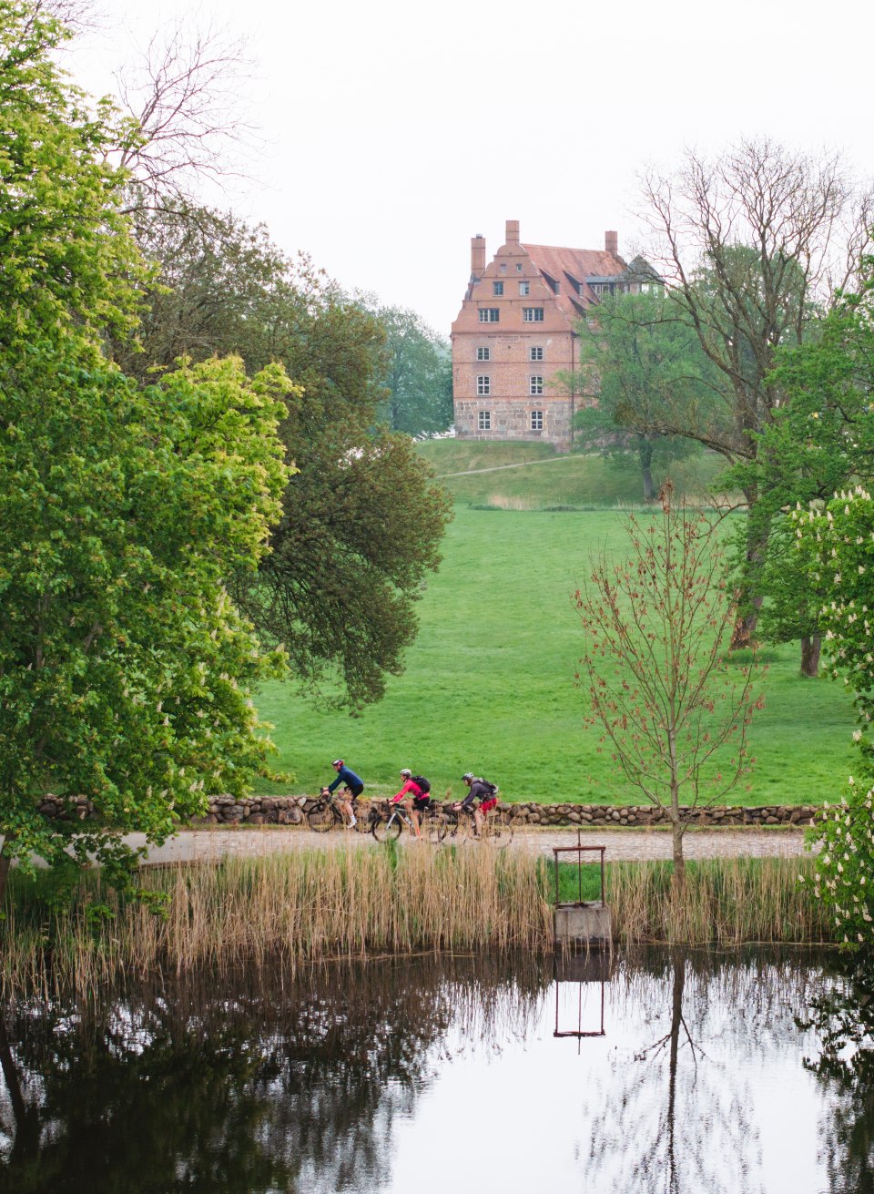 Beauty like sand by the sea: Schloss &amp; Gut Ulrichshusen is another highlight on the gravel bike tour.