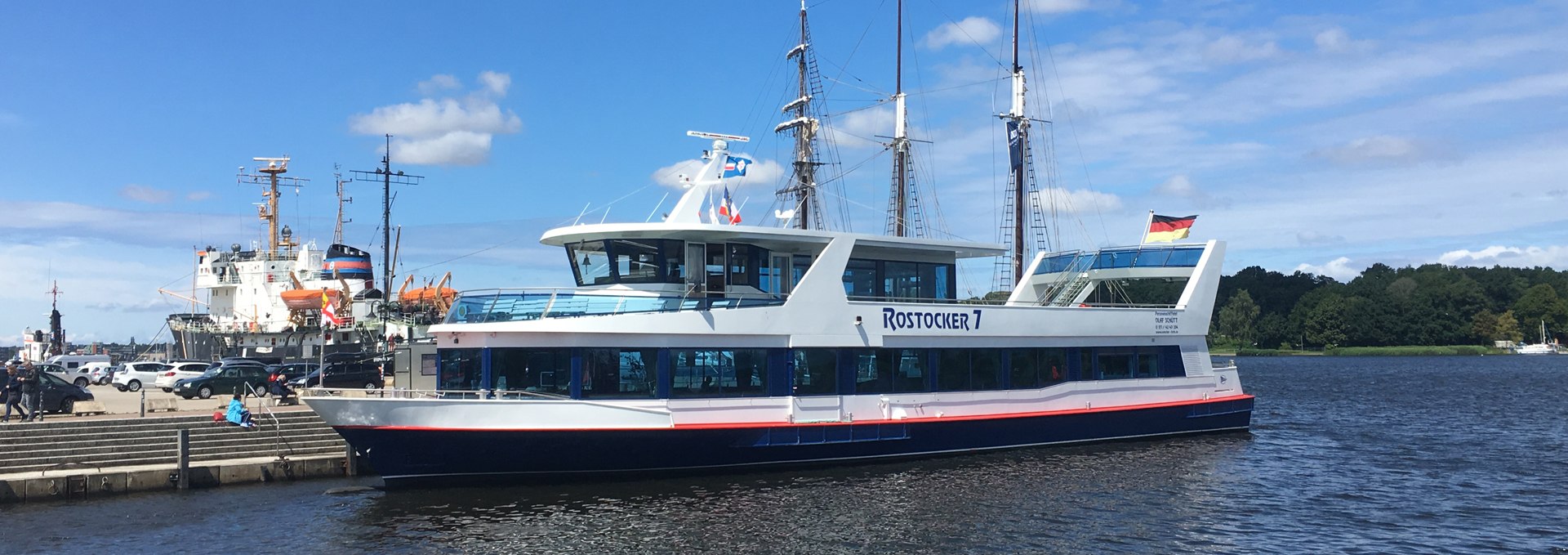 Underway with Captain Olaf Schütt on the flagship "Rostocker 7"., © Rostocker Flotte/Olaf Schütt