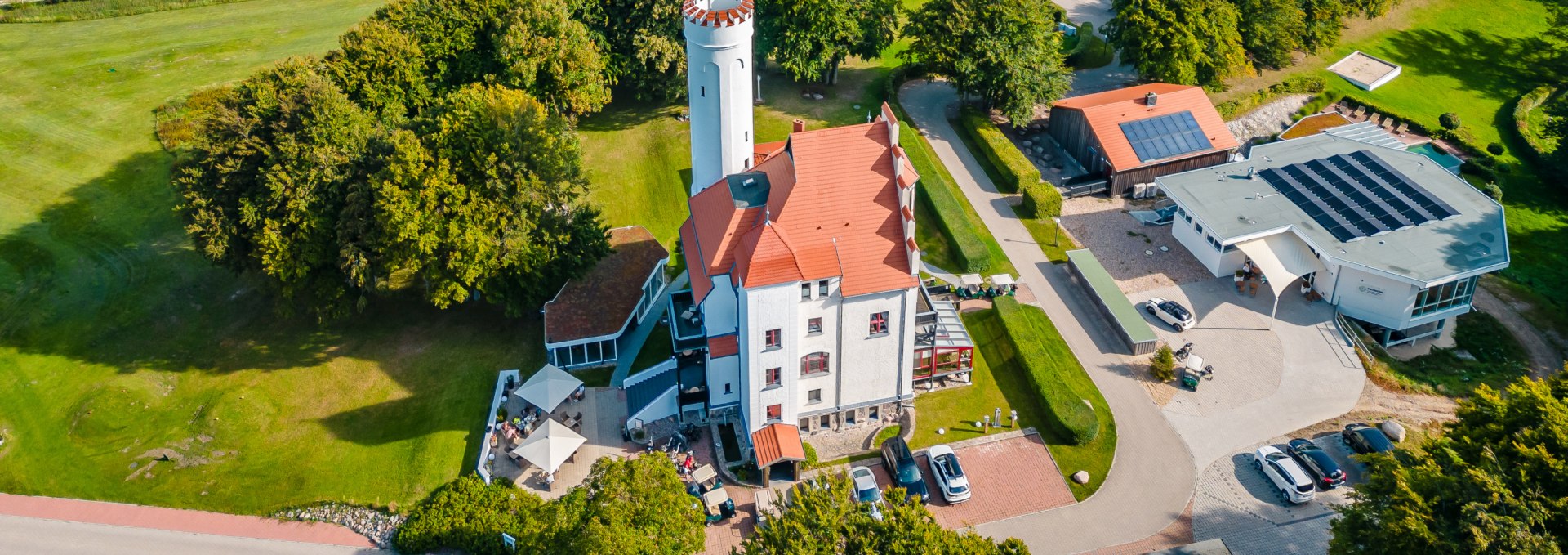 Aerial view of Ranzow Castle area, © Schloss Ranzow / FotoArt Mirko Boy