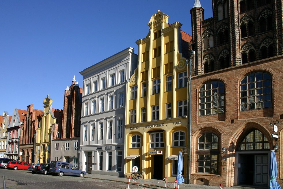 Gabled houses in Stralsund's Mühlenstraße, © Tourismuszentrale Hansestadt Stralsund