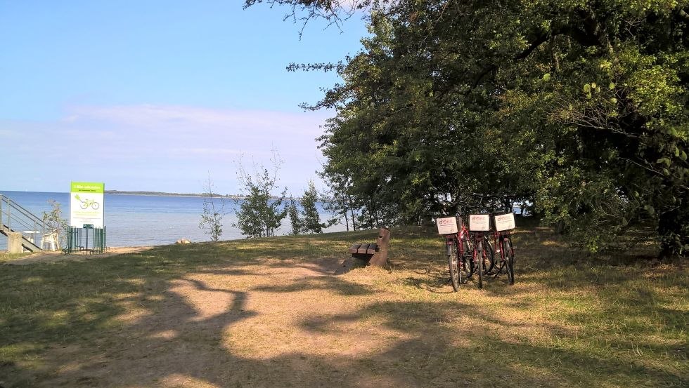 E-bike charging station in Zierow, © Touristisches Informations- und Gemeindezentrum Zierow