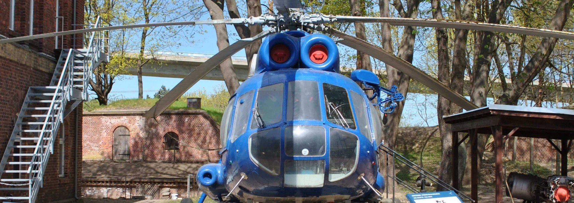 An original naval helicopter in the Dänholm Naval Museum, branch of the STRALSUND MUSEUM, © STRALSUND MUSEUM