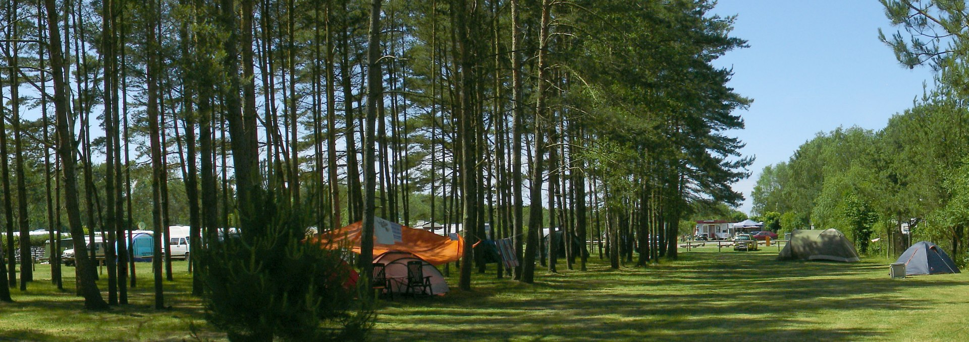 View of the tent area, © Camping in Neuhaus